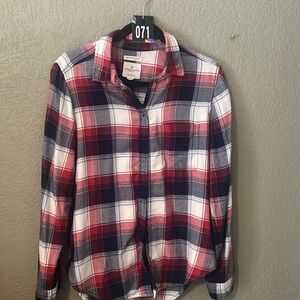 71 American Eagle Red, White And Blue Flannel